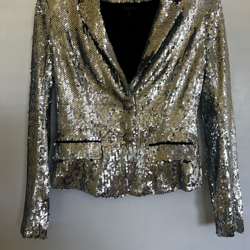 Sequin Blazer Jacket - image 1